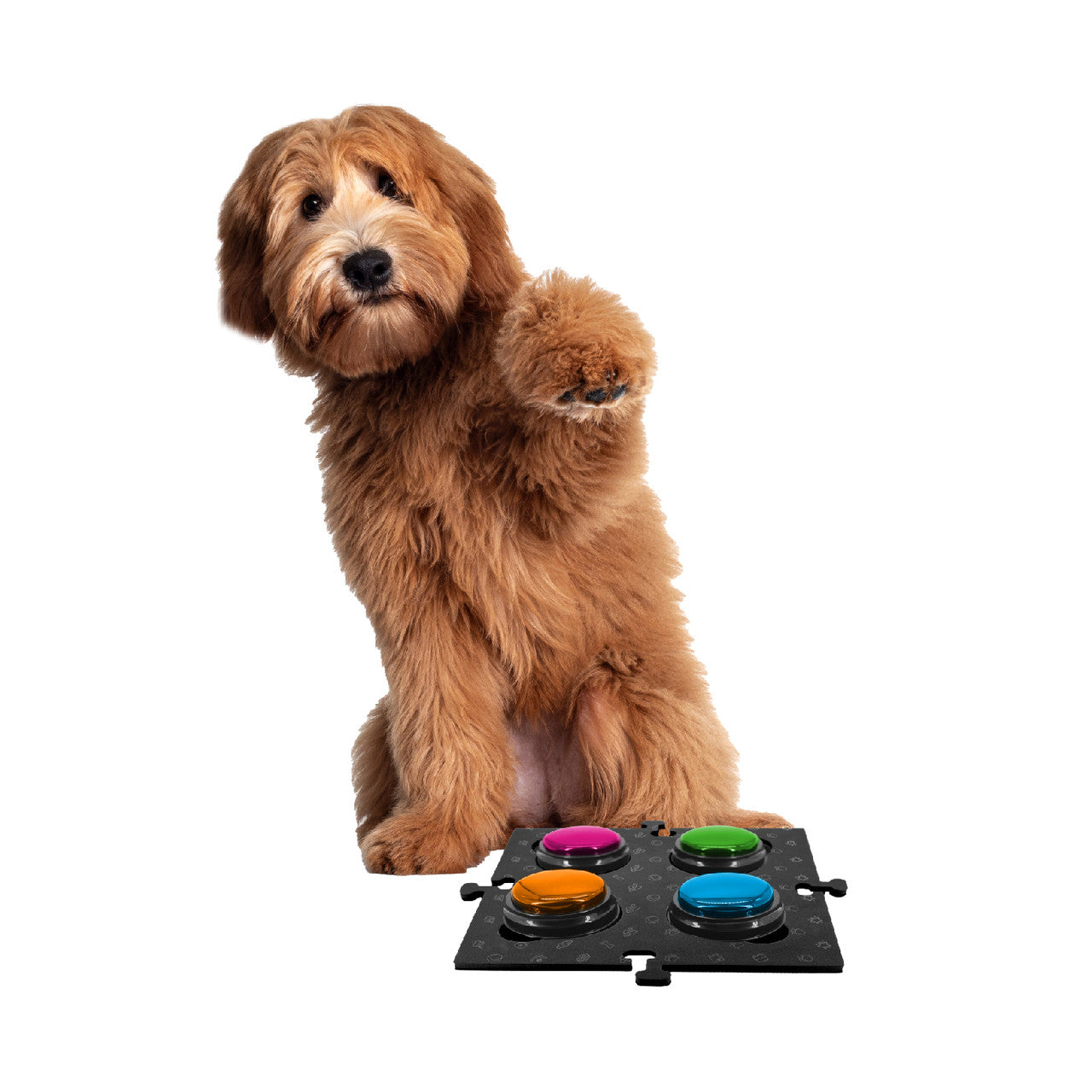 Tech4Pets Black Mat 2-Pack for Talking Buttons & Floor - view 3