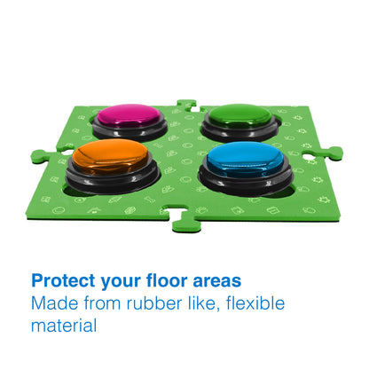Tech4Pets Green Mat 2-Pack for Talking Buttons & Floor - view 4