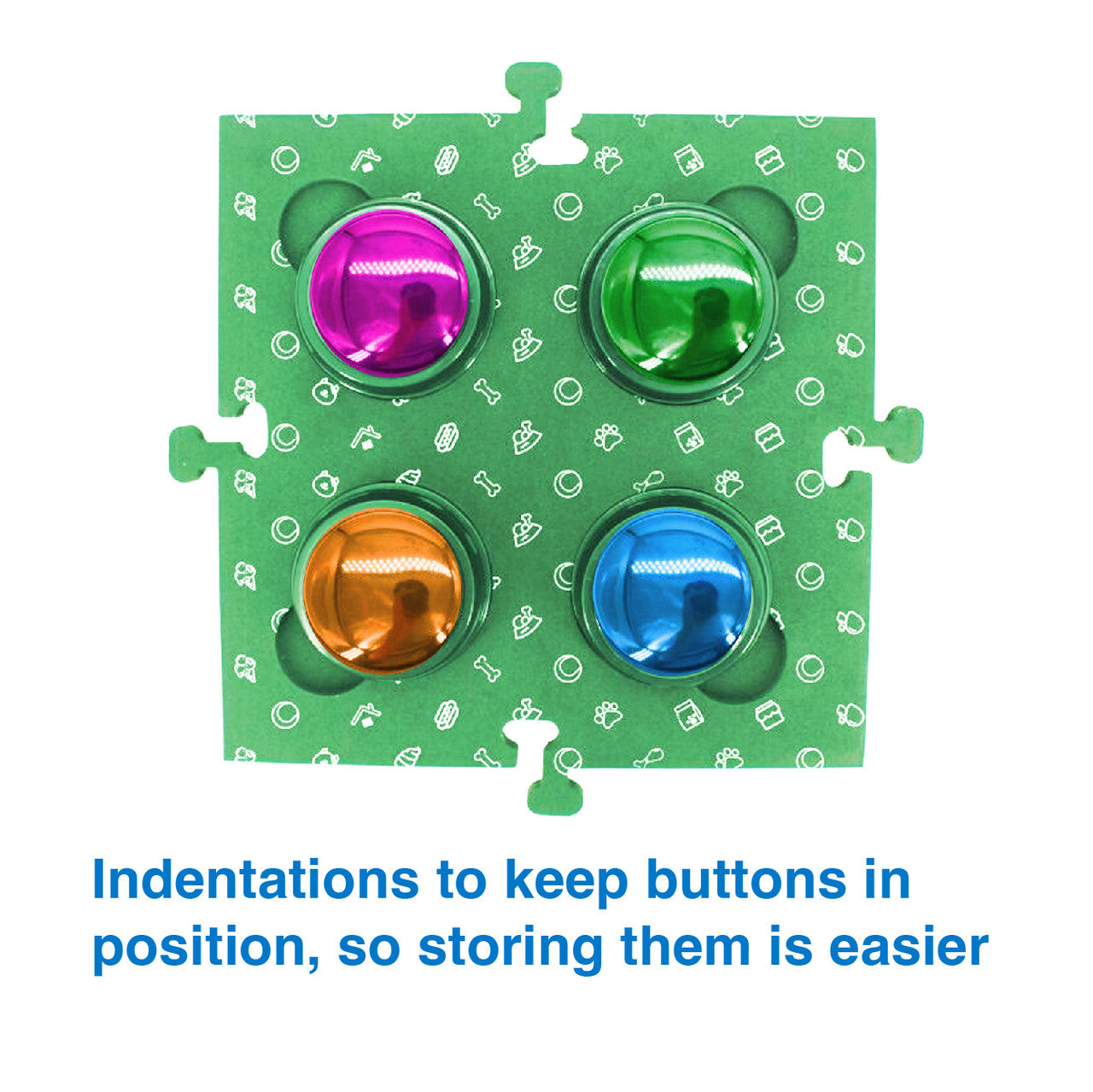 Tech4Pets Green Mat 2-Pack for Talking Buttons & Floor - view 5