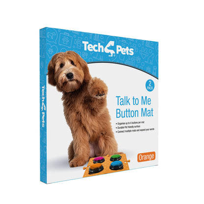 Tech4Pets Orange Mat 2-Pack for Talking Buttons & Floor - view 6