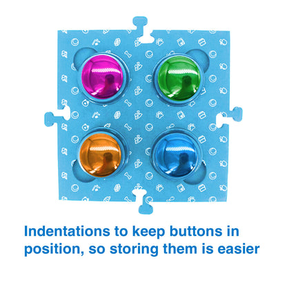 Tech4Pets Blue Mat 2-Pack for Talking Buttons & Floor - view 4