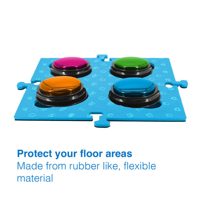 Tech4Pets Blue Mat 2-Pack for Talking Buttons & Floor - view 5