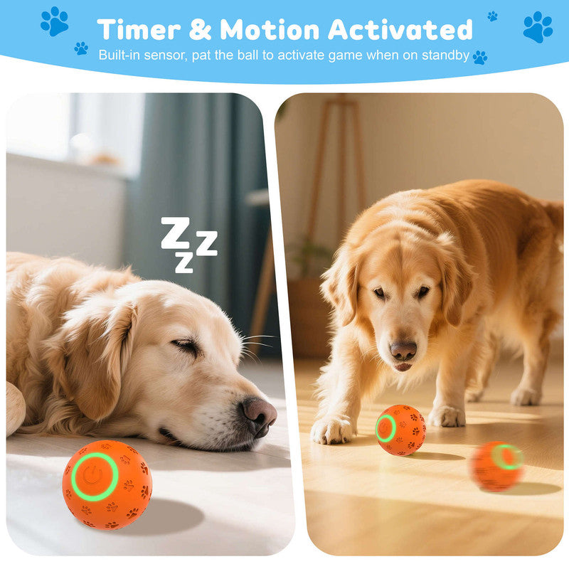 pet products Electric bouncing ball for grinding teeth and teasing pets - view 8