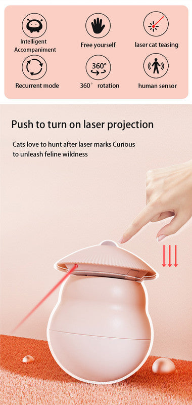 Pet products Pet Toy Cat Laser Toy Tumbler Intelligent Induction Cat Laser Rod - view 2