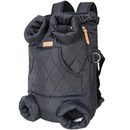 Winter Pet Front Pack: Warm, Lightweight, Hands-Free, Cozy Companion for Every Journey/black