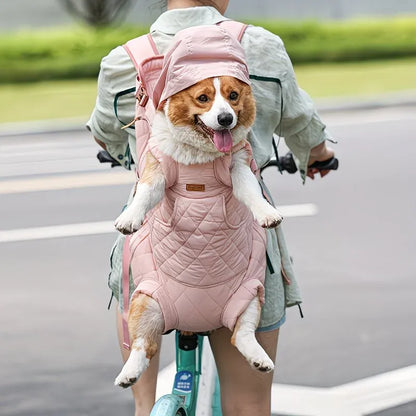 Winter Pet Front Pack: Warm, Lightweight, Hands-Free, Cozy Companion for Every Journey/GREY - view 8