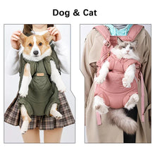 Winter Pet Front Pack: Warm, Lightweight, Hands-Free, Cozy Companion for Every Journey/pitch green - view 2