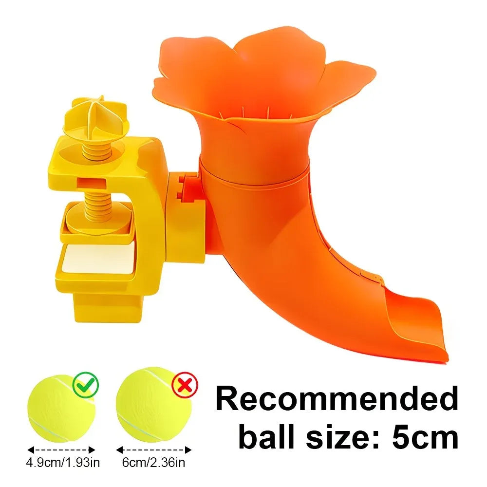 Manual Ball Launcher: Adjustable Difficulty, No Batteries Needed, Clip-On Automatic Ball Dispensing, Human-Pet Interaction and Solo Play All in One - view 2