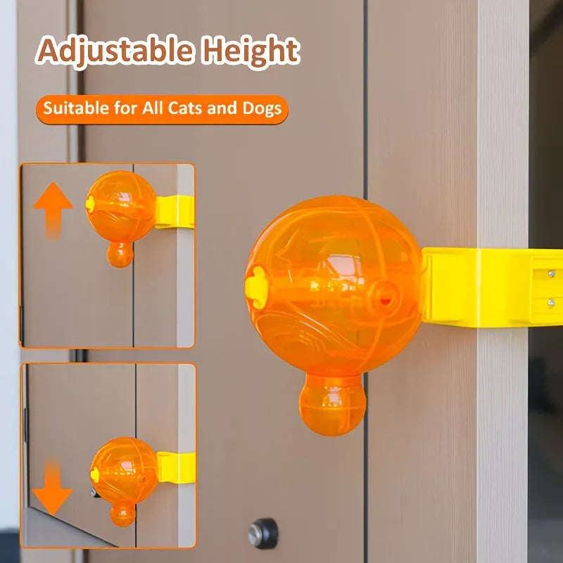Pet Puzzle Spinning Feeder: 360° Slow Feeding Portion Control, Clip-On Installation, Eat While Playing/the little orange - view 9