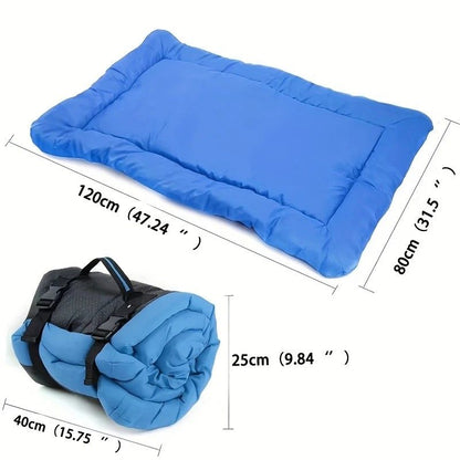 High-Quality Pet Portable Moisture-Proof Mattress, 120x80cm Large Size, Foldable for Storage, Wear-Resistant and Waterproof, All-Season Use, Suitable for Indoor and Outdoor, Ideal for Both Cats and Dogs.GREY - view 10