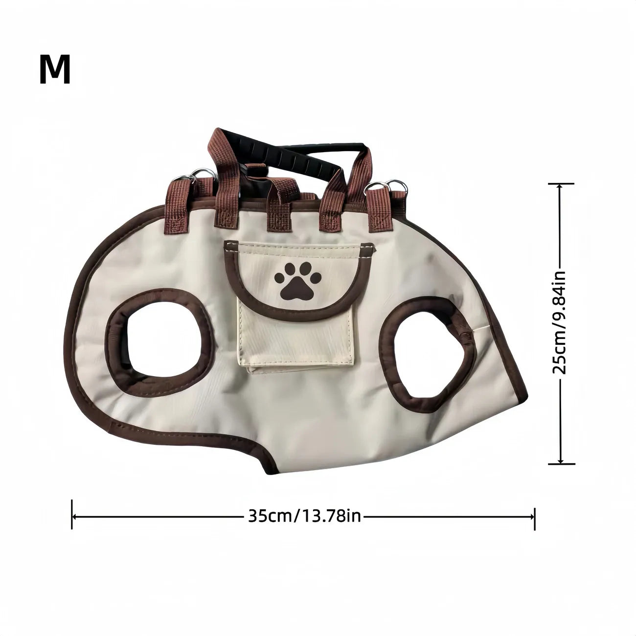 Oxford Fabric Pet Three-in-One Travel System: Horizontal Back Design Protects Spine, Four-Leg Separation, Three Uses in One: Kennel, Backpack, and Leash/M size [recommended weight 8-13 kg] - view 2