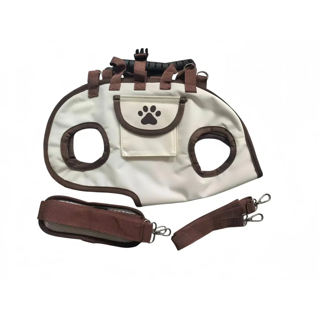 Oxford Fabric Pet Three-in-One Travel System: Horizontal Back Design Protects Spine, Four-Leg Separation, Three Uses in One: Kennel, Backpack, and Leash/M size [recommended weight 8-13 kg] - view 8