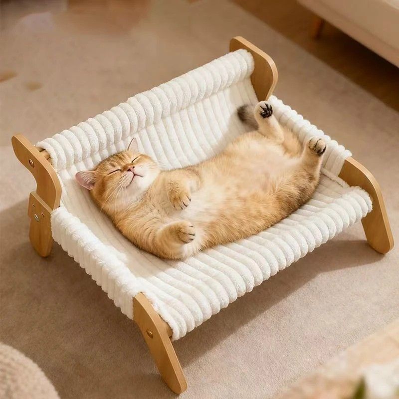 Plush Cat Bed, Cat Sofa, Warm Cat Lounge Chair, Dog Bed for Sleeping and Playing, Dog Sofa - view 3