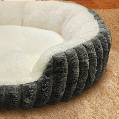 Pet owners are searching: Winter thick rabbit fur pet bed, ultimate cold-proof warmth solution(grey NO:M) - view 8