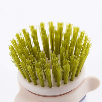 Palm Brush Upgraded,dish Brush Kitchen Soap Dispensing Brush With Storage Stand Dishes Mini Soap Liquid Brush For Kitchen Dish Pot Pan Sink - view 4