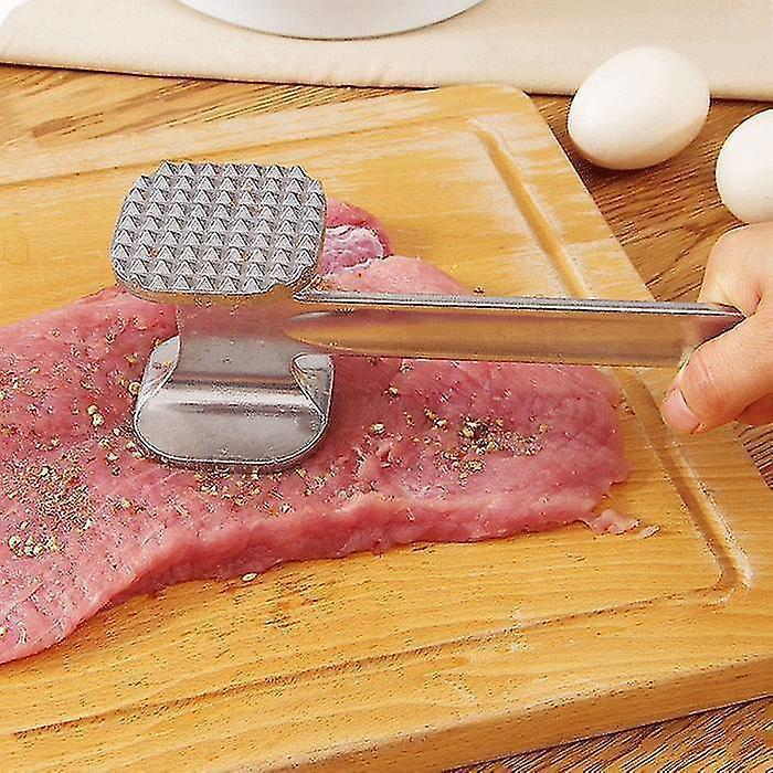 1pcs Stainless Steel Useful Loose Meat Tenderizers Meat Hammer For Steak Knock-sided For Steak Pork Pounders Kitchen Tools - view 3