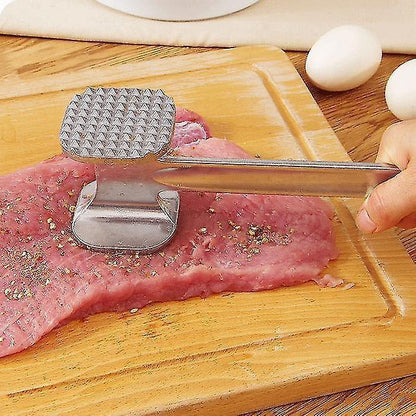 1pcs Stainless Steel Useful Loose Meat Tenderizers Meat Hammer For Steak Knock-sided For Steak Pork Pounders Kitchen Tools - view 3