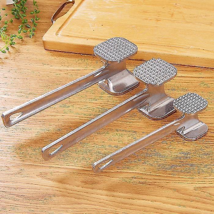 1pcs Stainless Steel Useful Loose Meat Tenderizers Meat Hammer For Steak Knock-sided For Steak Pork Pounders Kitchen Tools - view 4