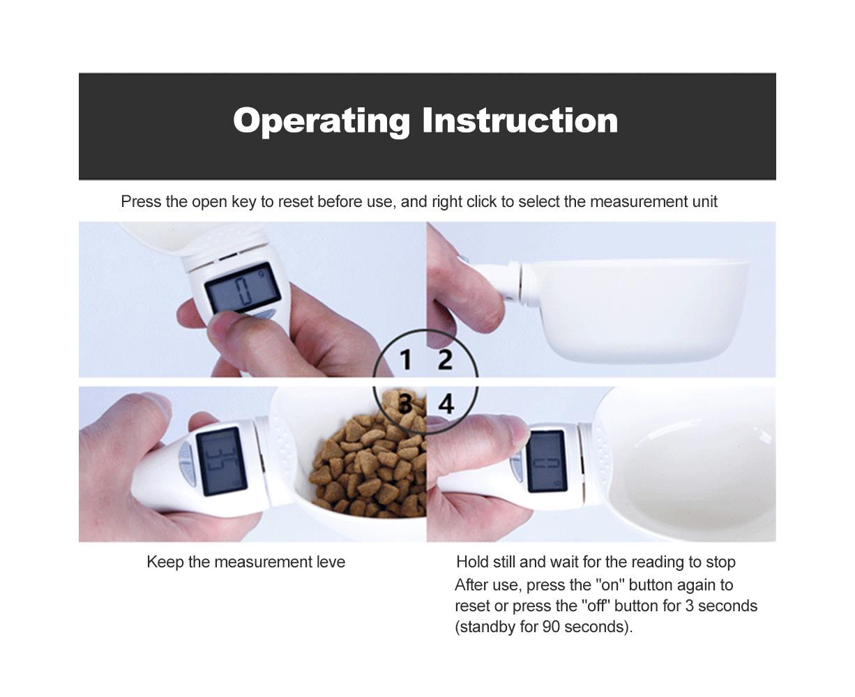Pet Food Water Scoop Kitchen Scale Spoon - view 3
