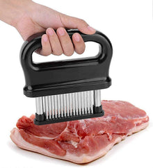 Meat tenderizer with 48 stainless steel needles, meat tenderizer kitchen tool for tenderizing beef