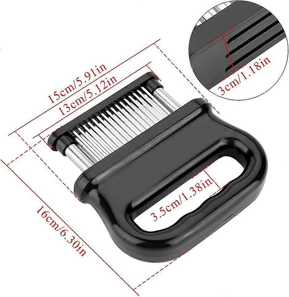 Meat tenderizer with 48 stainless steel needles, meat tenderizer kitchen tool for tenderizing beef - view 2