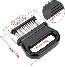 Meat tenderizer with 48 stainless steel needles, meat tenderizer kitchen tool for tenderizing beef - view 2
