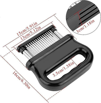 Meat tenderizer with 48 stainless steel needles, meat tenderizer kitchen tool for tenderizing beef - view 2