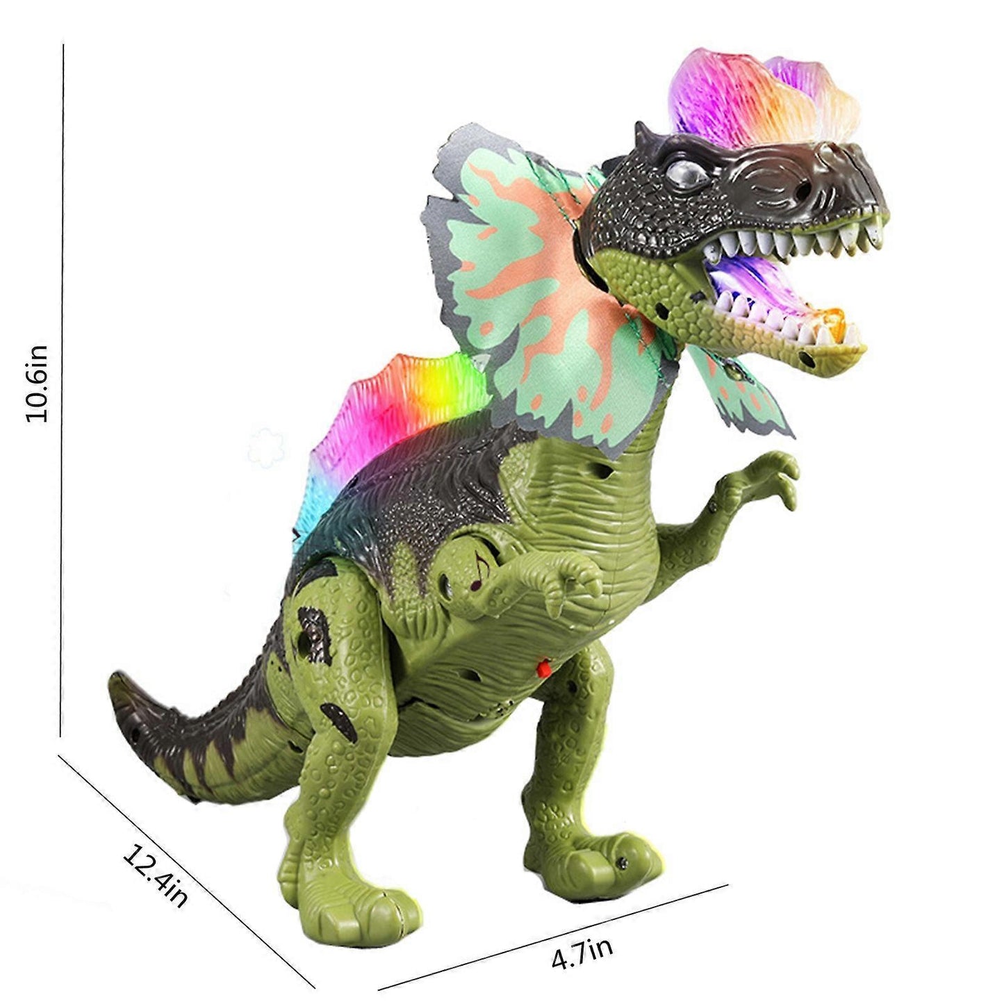 Dinosaur, Walking Dinosaur, Dinosaur Robot, With Realistic Dinosaur, Moves While Making Roaring Sound - view 3