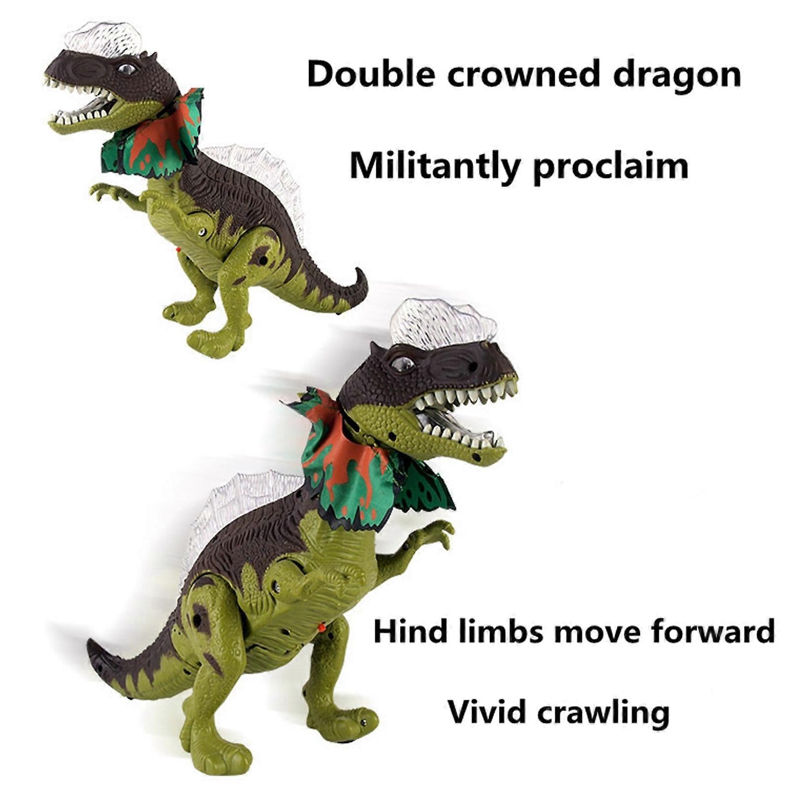 Dinosaur, Walking Dinosaur, Dinosaur Robot, With Realistic Dinosaur, Moves While Making Roaring Sound - view 4
