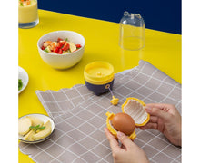 Manual Egg Puller Convenient ABS Simple Operation Mix Yolk Egg Mixer Home Decor -Yellow - view 2