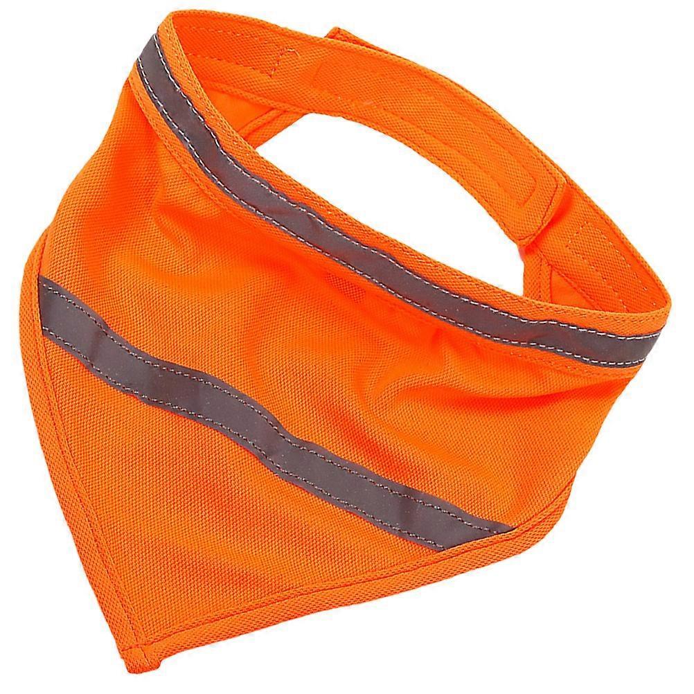 Reflective Dog Scarf, Reusable Polyester Dog Bandana Outdoor Gear - Size L - view 2