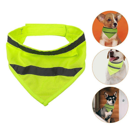 Reflective Dog Scarf, Reusable Polyester Dog Bandana Outdoor Gear - Size L - view 3