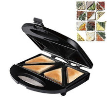 Automatic Heated Waffle Maker - Compact Home Breakfast Cake and Waffle Maker