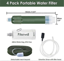 Portable Water Filter & Purifier with Carbon Filtration - view 2