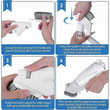 3-in-1 Floor & Glass Squeegee Brush, Bathroom Shower Cleaner with Heads - view 2