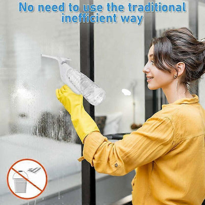 3-in-1 Floor & Glass Squeegee Brush, Bathroom Shower Cleaner with Heads - view 5