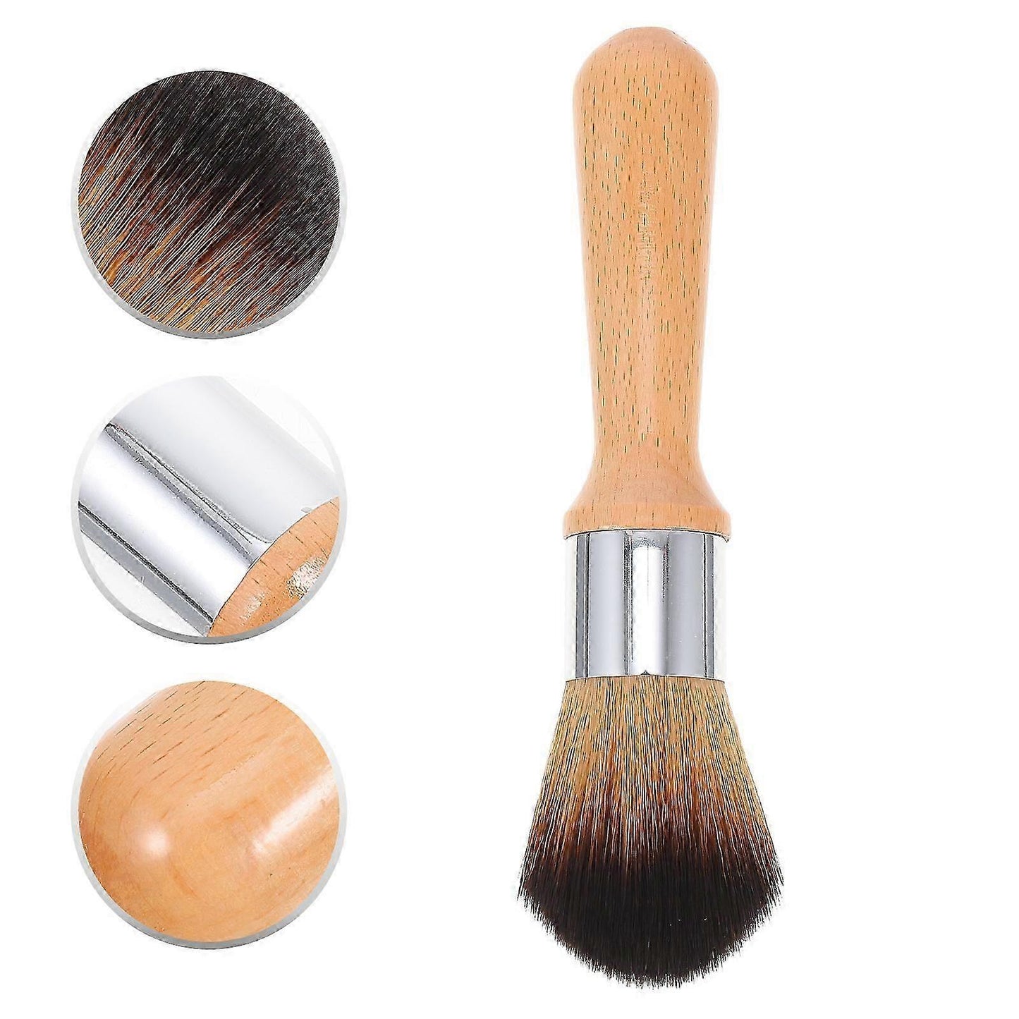 Model Cleaning Brush, Wooden Jadeware/Figure Hair Bench Brush - view 2