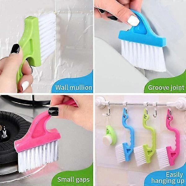 4pcs Bottle & Carafe Cleaning Brush Set with Silicone Scraper - view 3