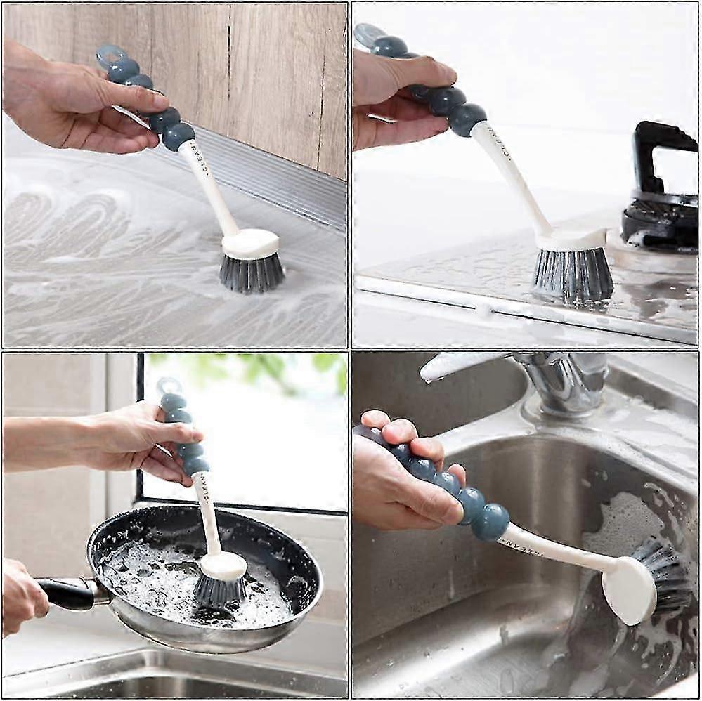 4pcs Cleaning Brush Set for Dish, Kitchen, Bathroom & Shoes - view 2