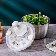 Salad Spinner Fruit and Vegetable Dryer with Milky Liner - view 2