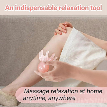 Resin Octopus-Style Scalp Guasha Massage Comb, Meridian Scraping Acupuncture SPA Tool - view 4
