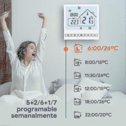 WiFi Smart Heating Thermostat 16A Wall Thermostat Compatible with Alexa Google Home - view 4