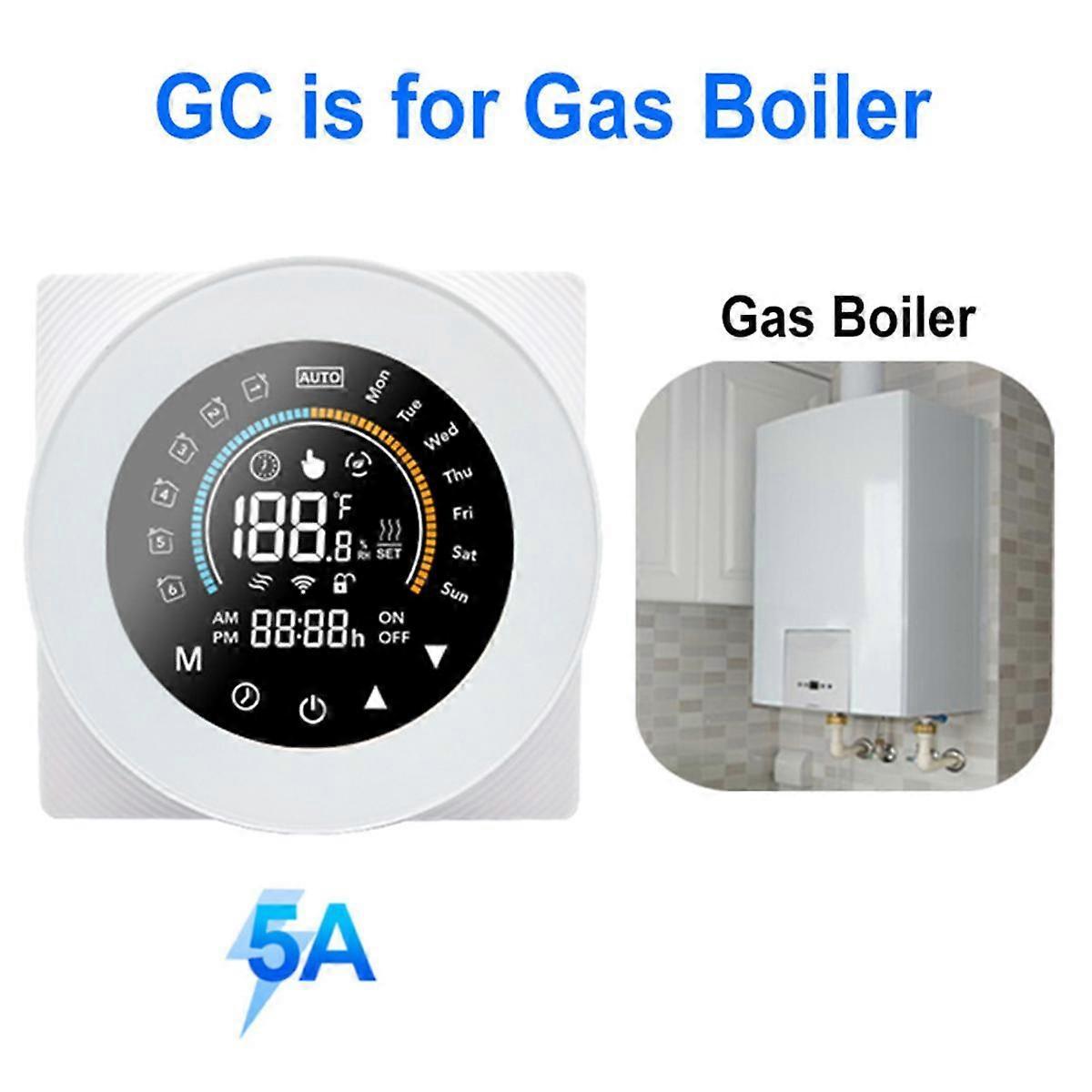 Smart Life WiFi Thermostat Controller for Water Gas Boiler 110V/220V Alexa Google Home - view 2