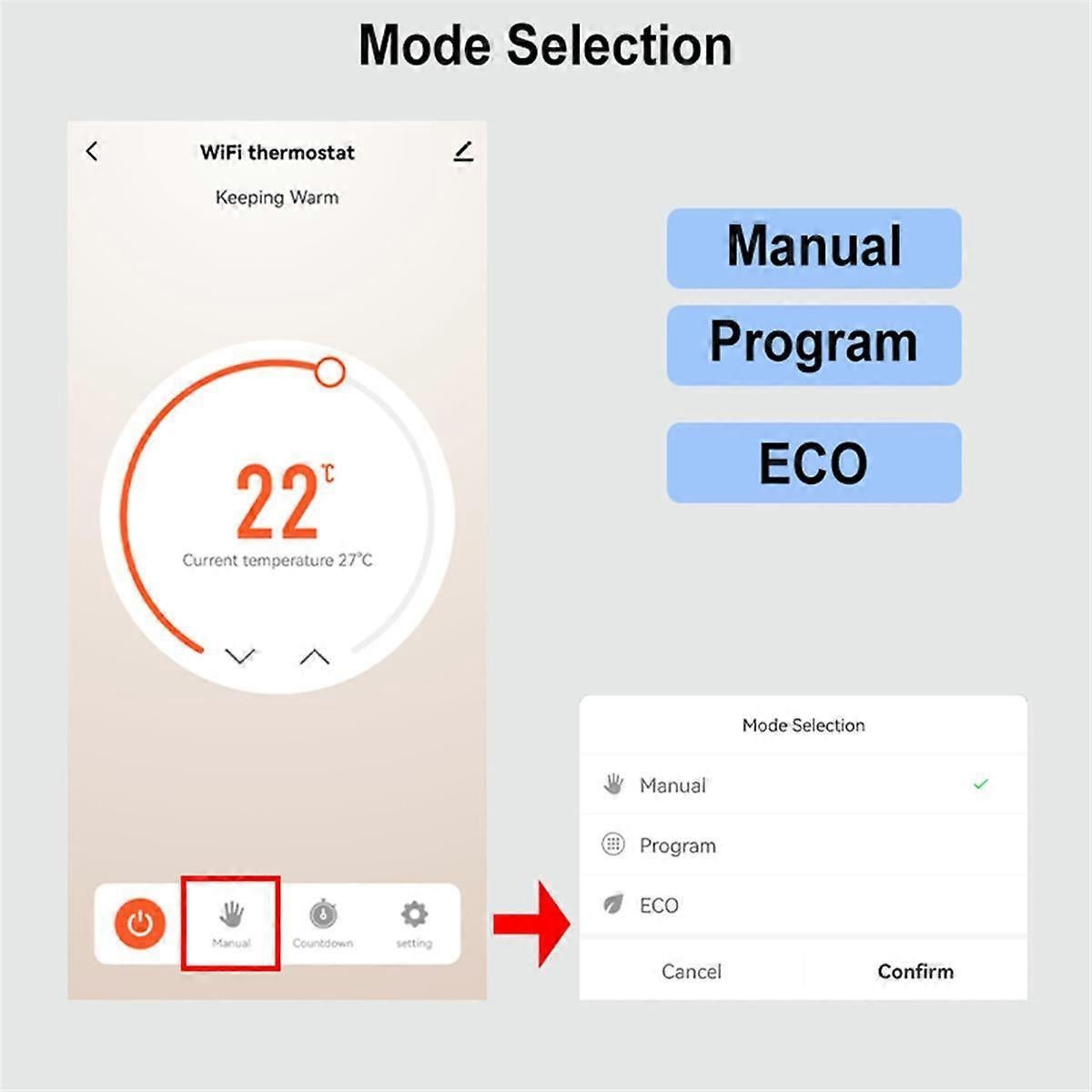Smart Life WiFi Thermostat Controller for Water Gas Boiler 110V/220V Alexa Google Home - view 5