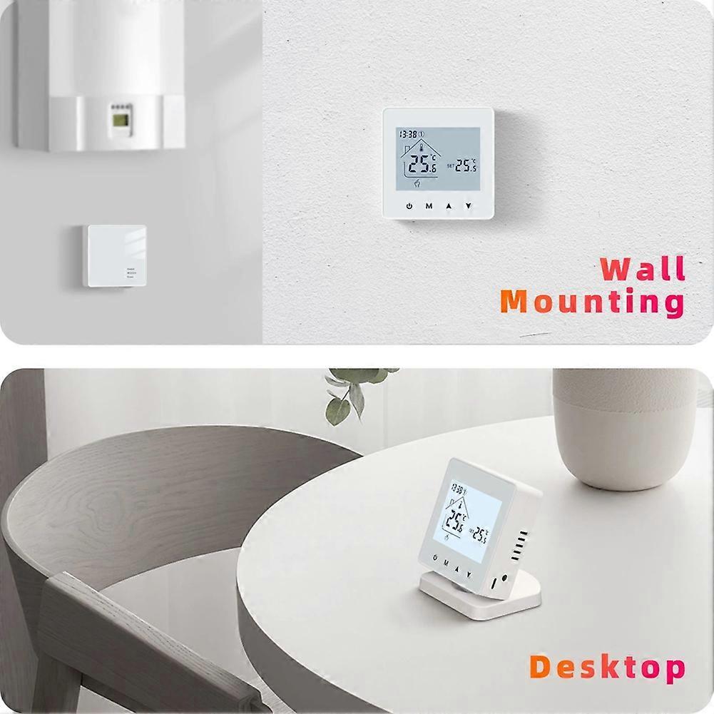 Smart Wireless Thermostat for Gas Boiler Room Heating Programmable Temperature Controller - view 3