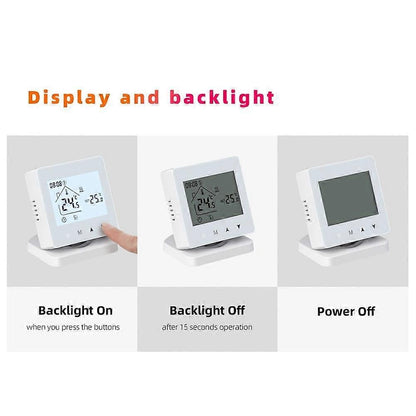 Smart Wireless Thermostat for Gas Boiler Room Heating Programmable Temperature Controller - view 5