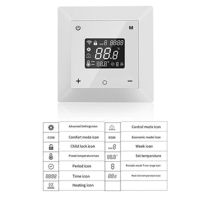 Smart WiFi Temperature Controller 16A LED Display Electric Underfloor Heating Thermostat - view 3