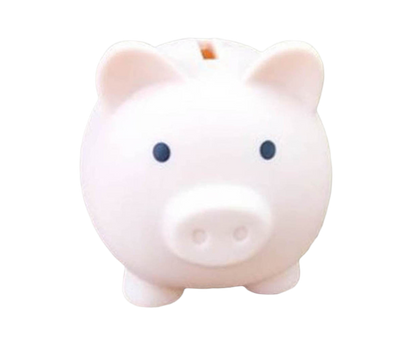 Christmas Cartoon Pig Shaped Money Saving Box Bank Coins Storage Case Home Decor-Meat Color L