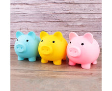 Christmas Cartoon Pig Shaped Money Saving Box Bank Coins Storage Case Home Decor-Meat Color L - view 2