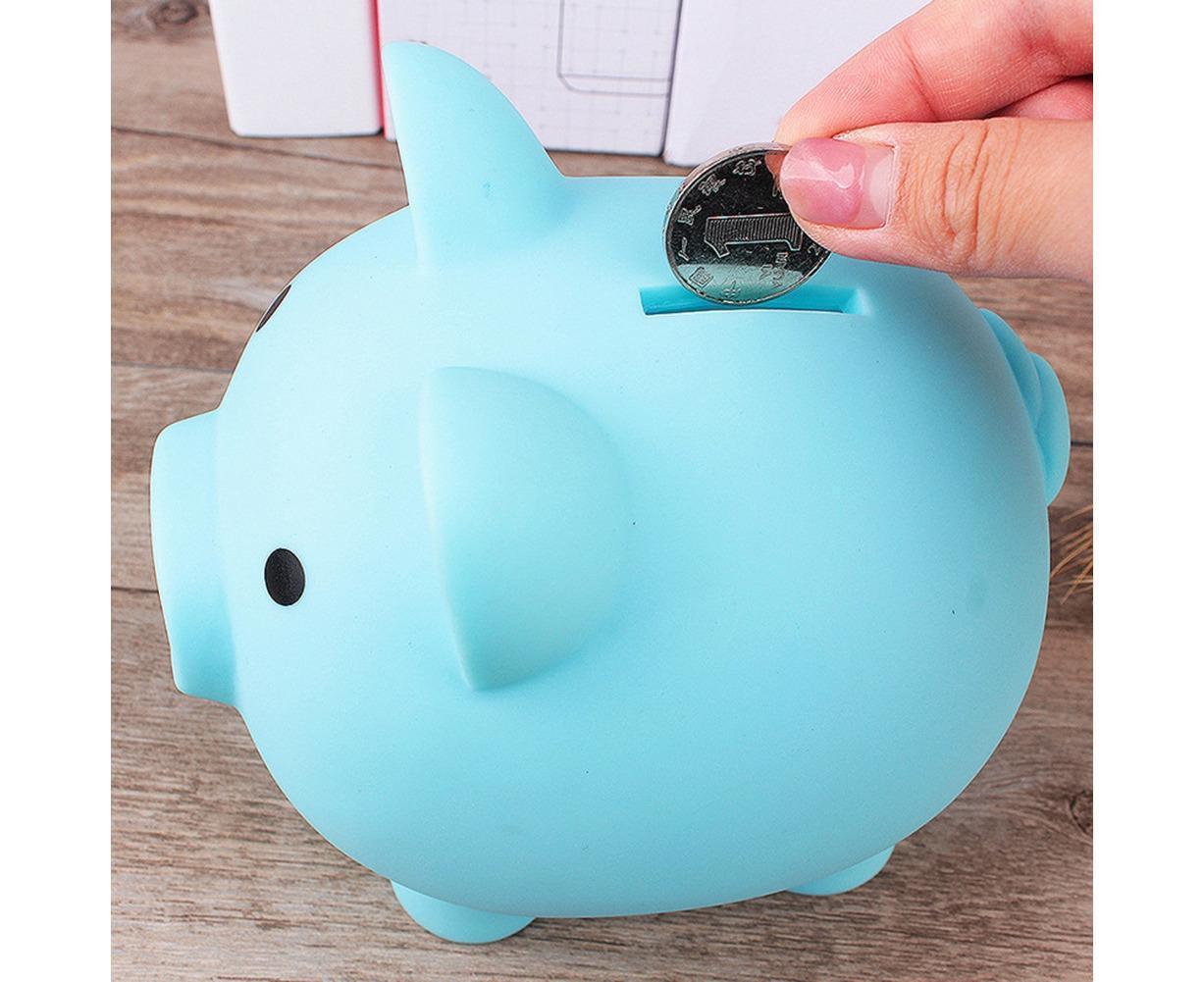 Christmas Cartoon Pig Shaped Money Saving Box Bank Coins Storage Case Home Decor-Meat Color L - view 4